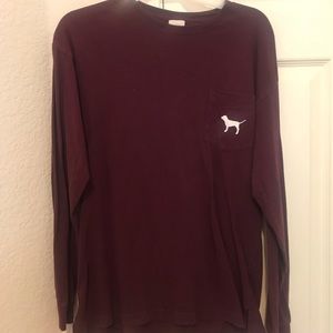 [PINK] Maroon Long Sleeve